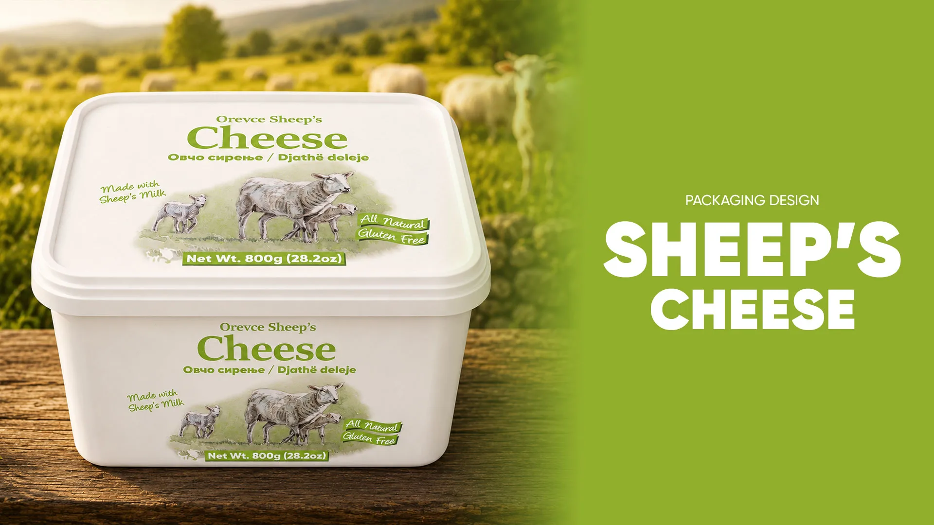Orevce Cheese Packaging Design — supporting visual 2
